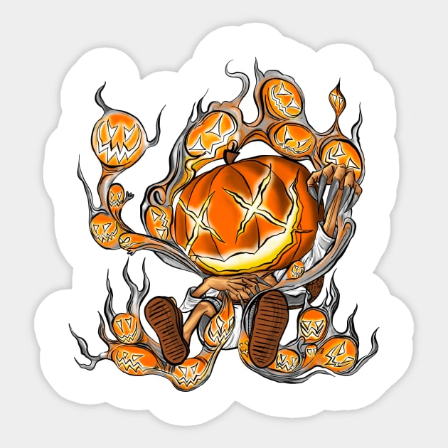 nika halloween 5 Sticker by smoke and cloud